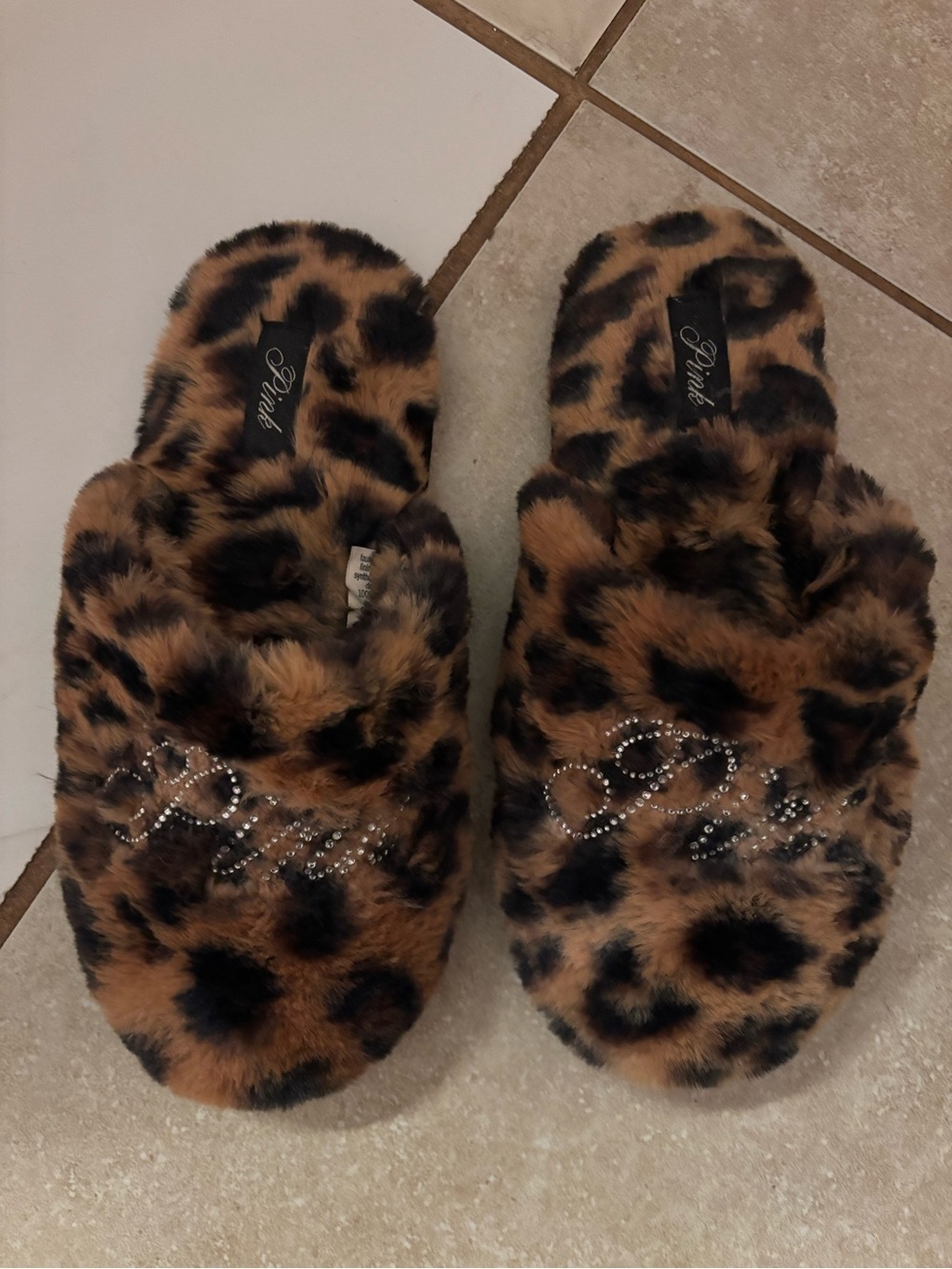 Pink Victoria secret slippers.